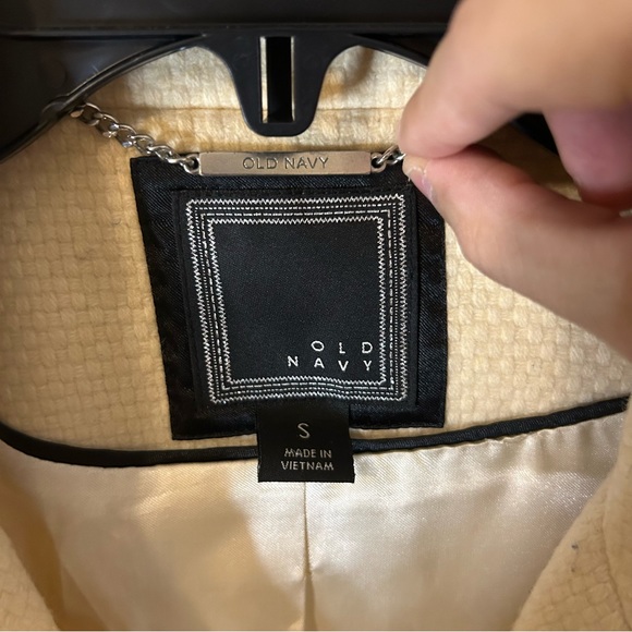 Vintage Old Navy Cream Pea Coat - Picture 5 of 9